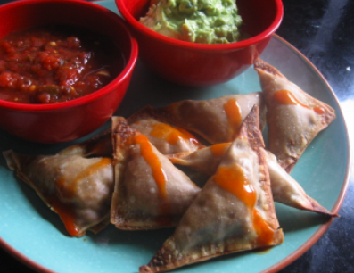 Post image for Baked Mexican Wontons