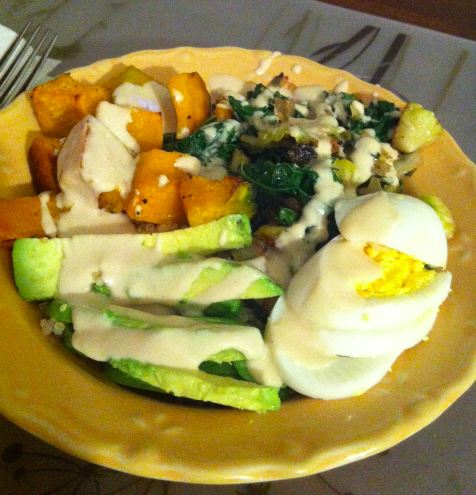 Post image for Goddess Bowl with Tahini Sauce