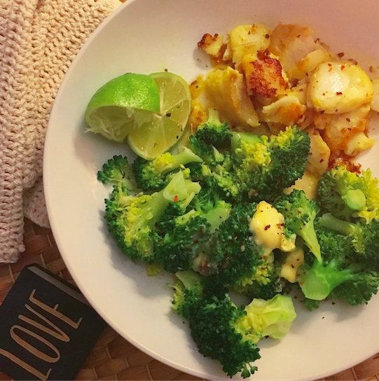 broccoli and cod