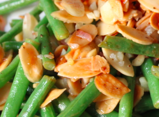 Green Beans + Toasted Almonds