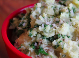 Mashed Potatoes with Kale