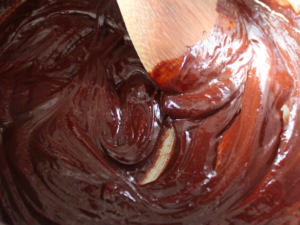 melted chocolate